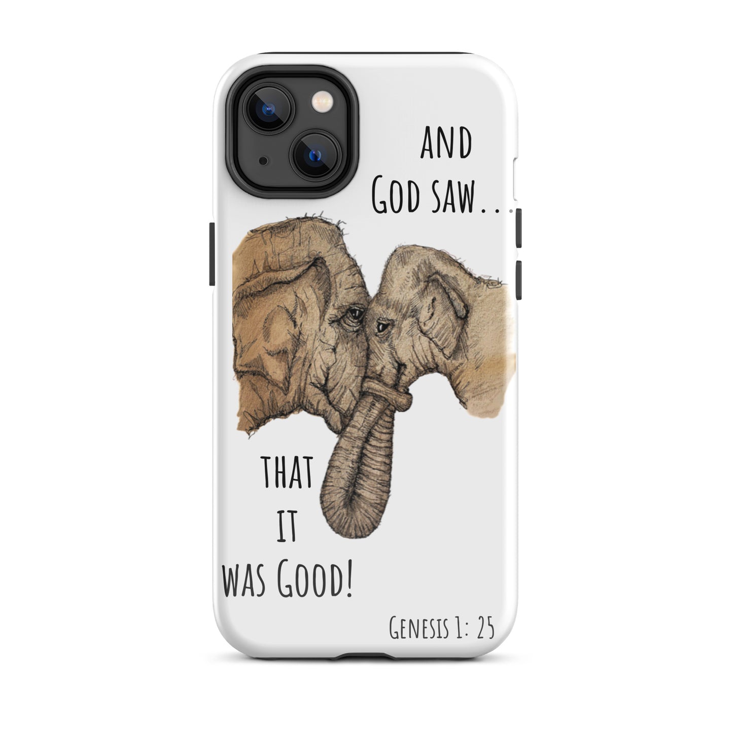 God Said Elephants- Tough Case for iPhone®