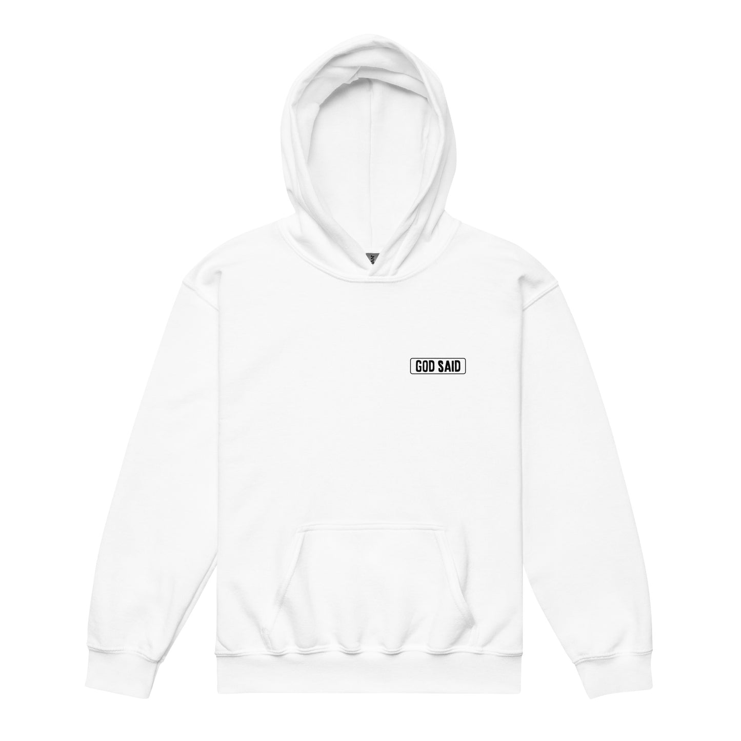 God Said "Walk by Faith" Youth heavy blend hoodie